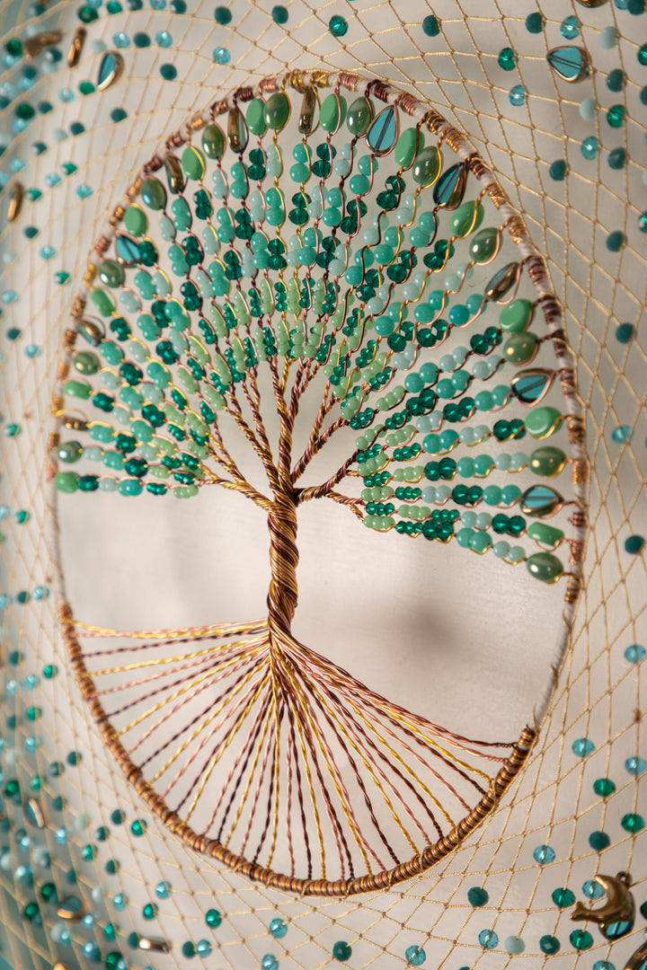 Blue Healing Earth Dreamcatcher