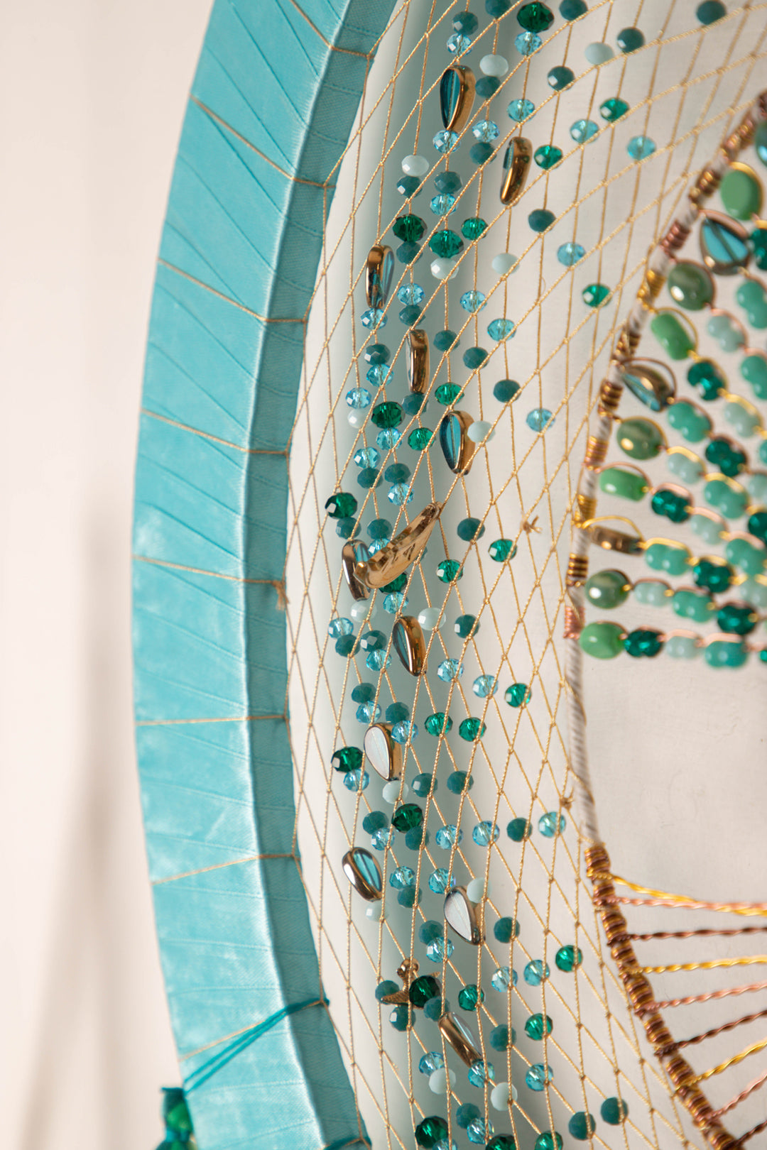 Blue Healing Earth Dreamcatcher