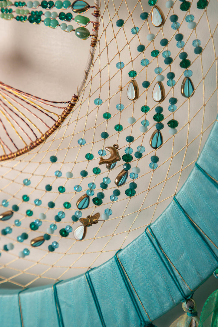 Blue Healing Earth Dreamcatcher