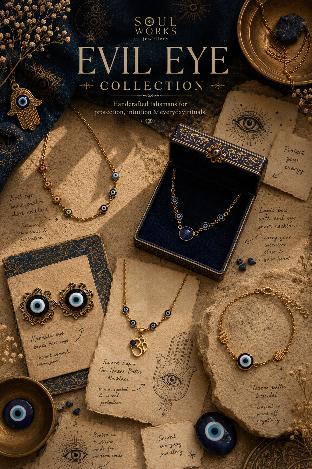 Nazar Battu- evil eye boho jewellery