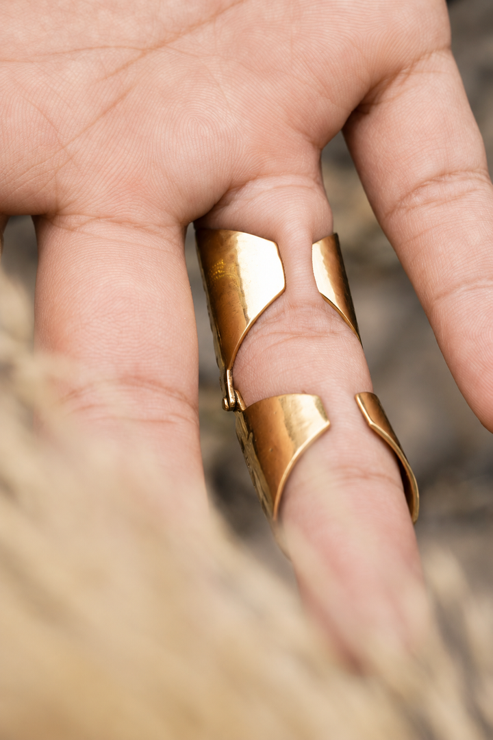 Antares Brass Ring Men's. Size 5-6.5| Adjustable