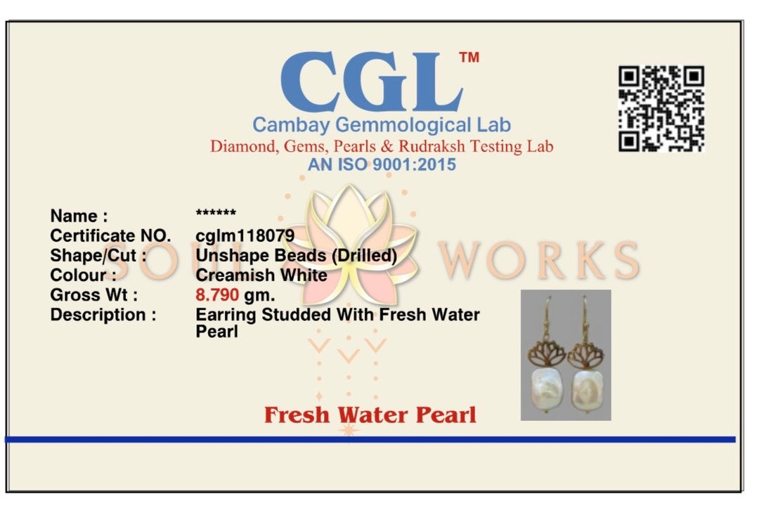Oriel pearl earrings