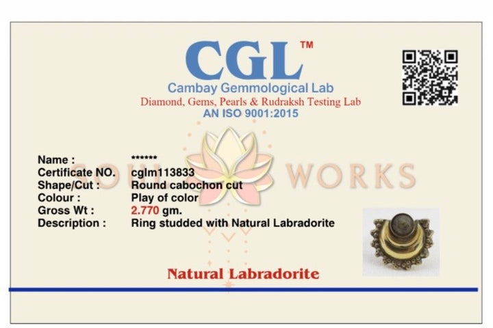 Moon Brass Ring. Adjustable size. Size 5-7