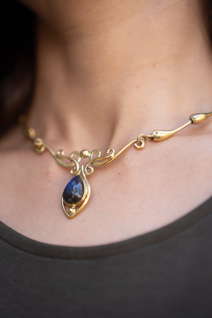 Ocean Soul Labradorite Necklace