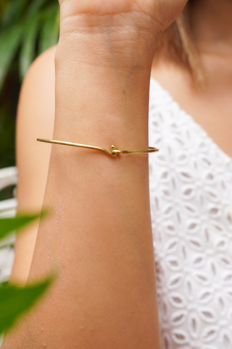 Dreamcatcher Evil Eye Brass Bangle