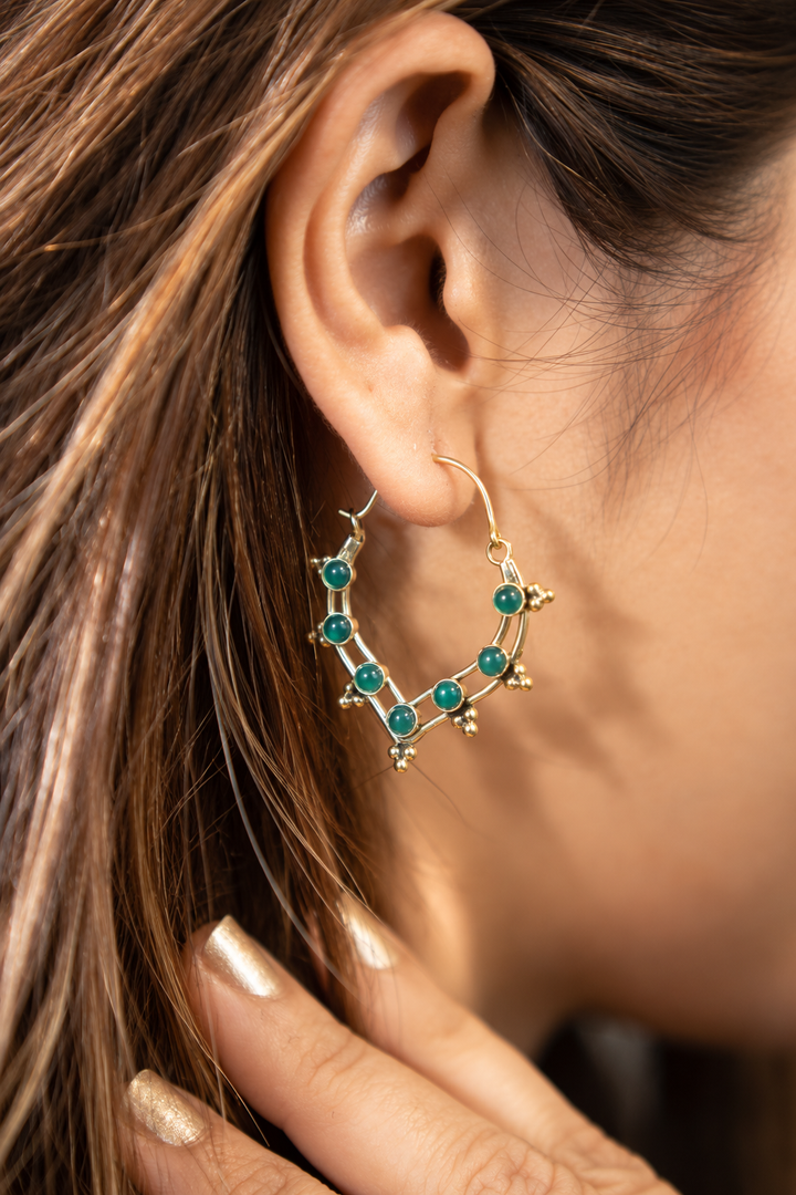 Soulfire Brass Baali With Green Onyx