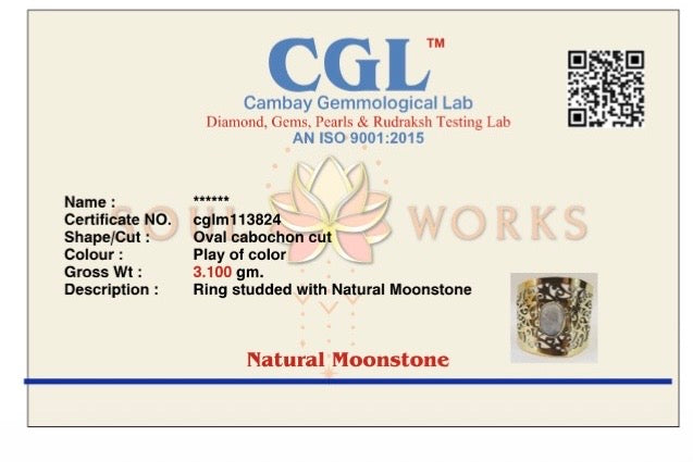 Persian moonstone ring. Non adjustable. Size 5-8