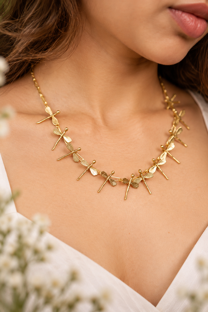Drops of Dragonfly necklace