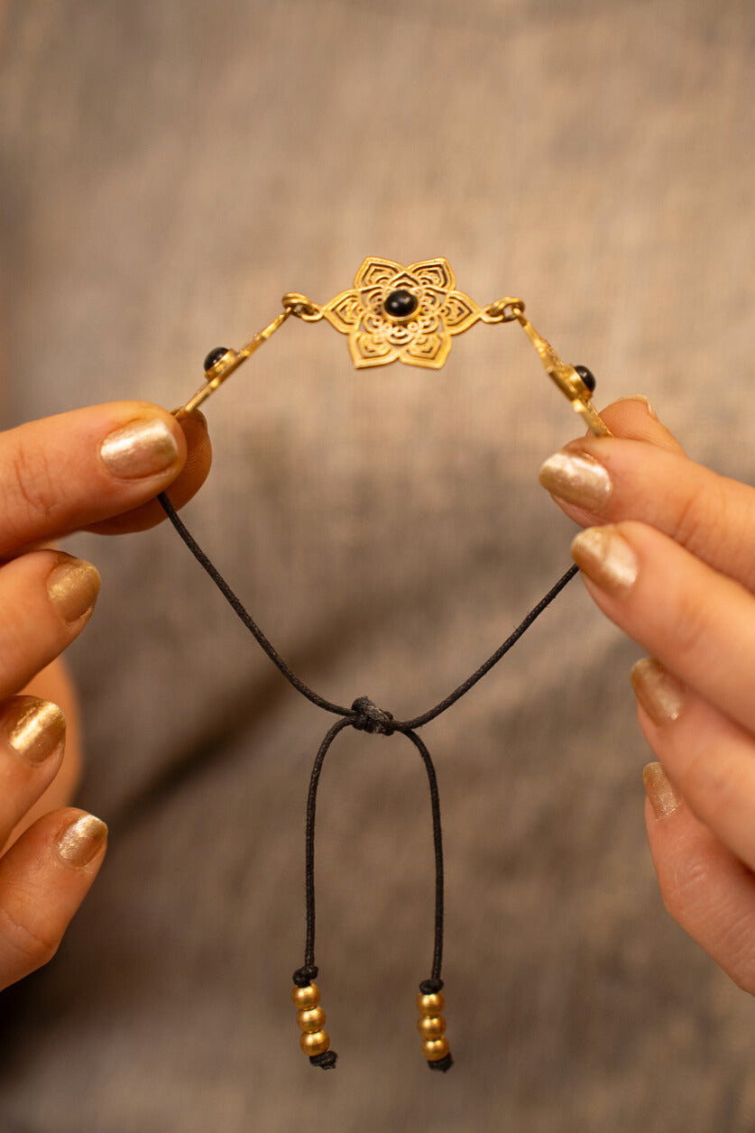Mandala Flower Hair Tie