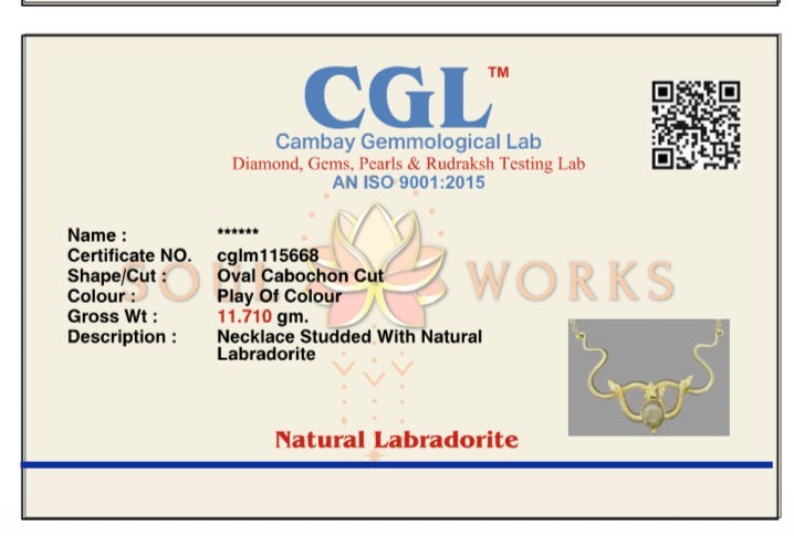 Kundalini twister necklace