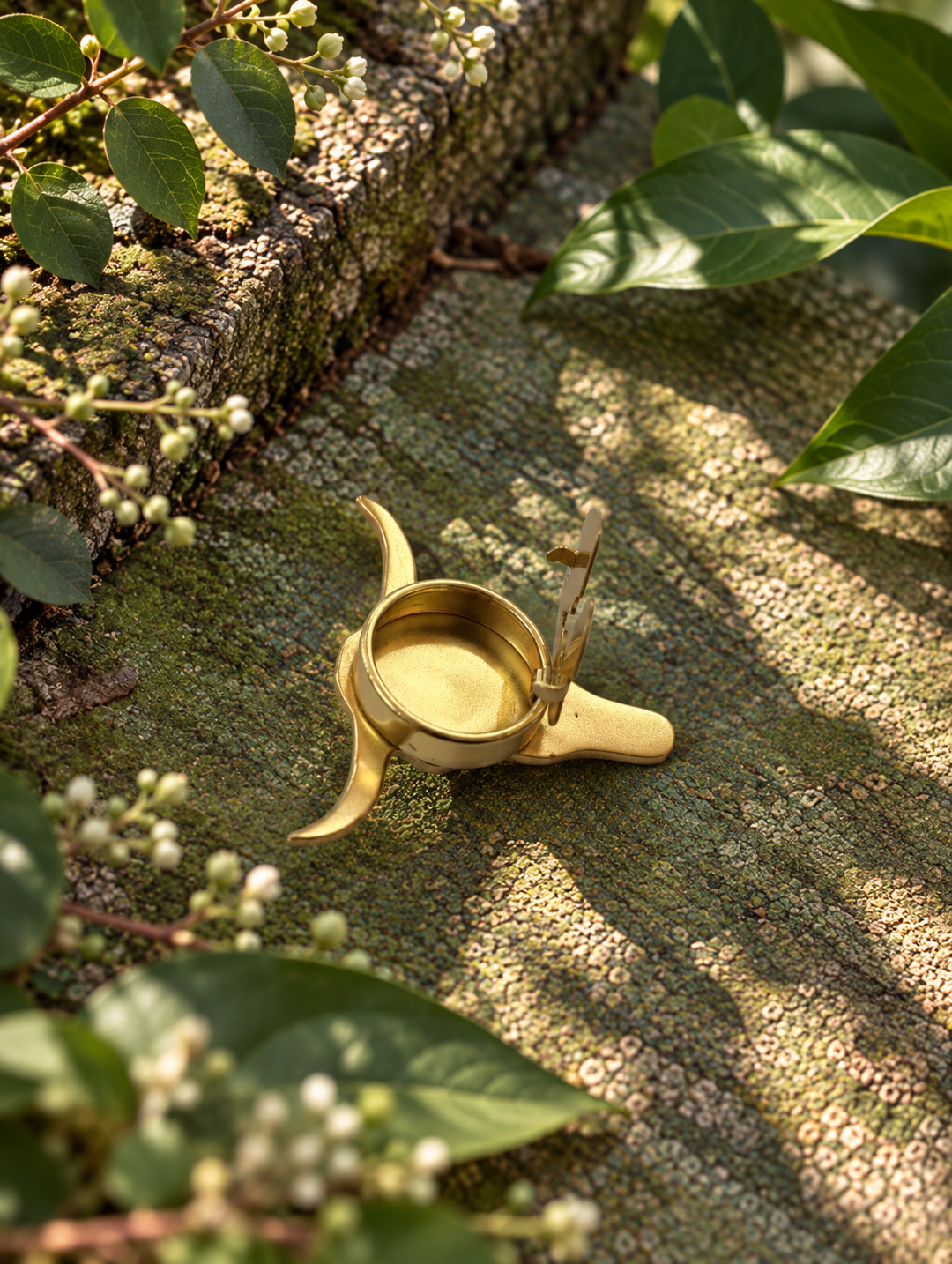 The Boho Bull Button Holder