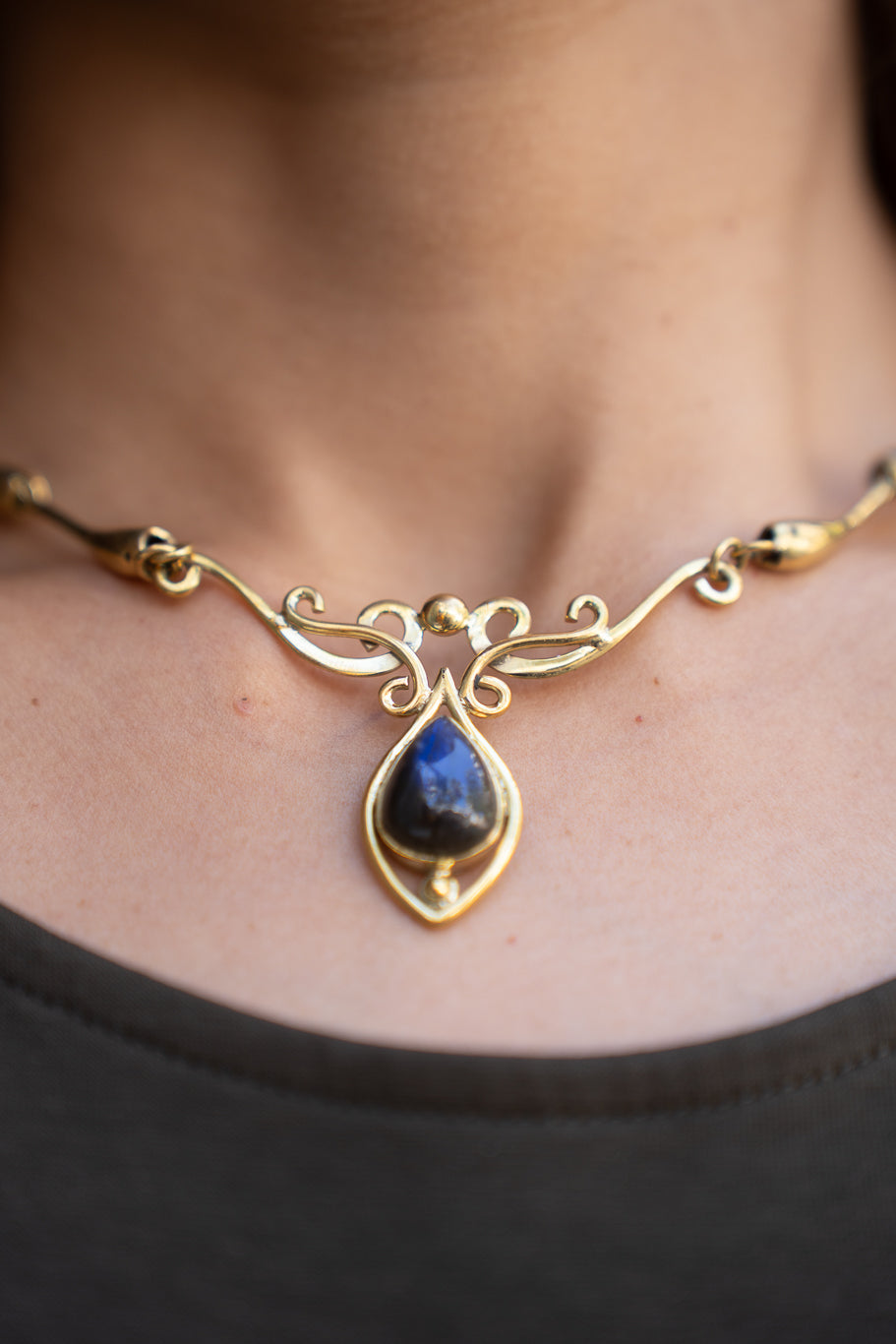 Ocean Soul Labradorite Necklace