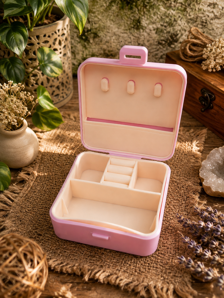 Pink jewellery organiser