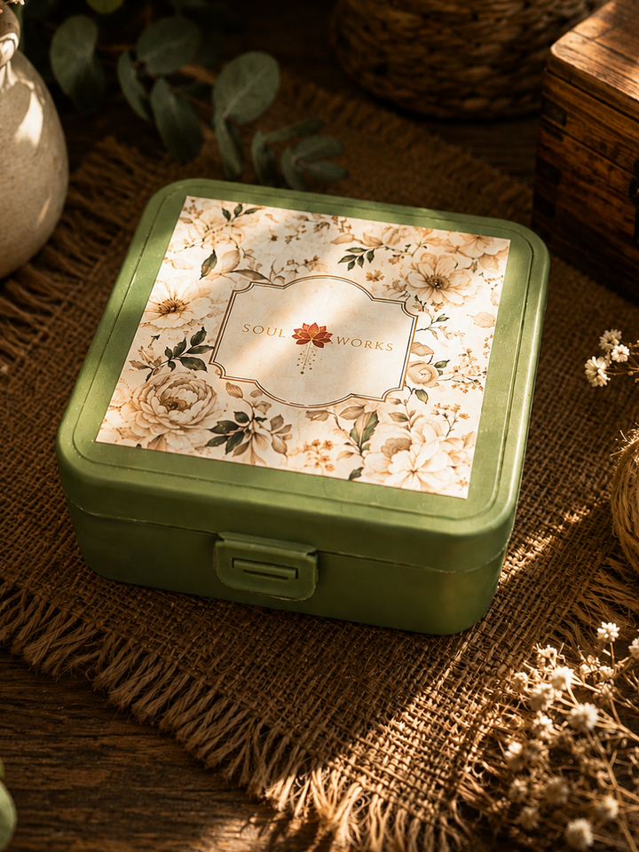 Olive green Jewellery organiser