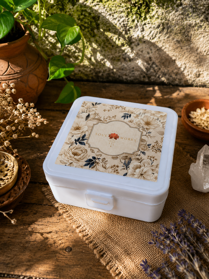 White jewellery organiser