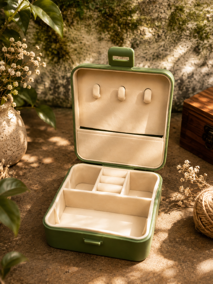 Olive green Jewellery organiser