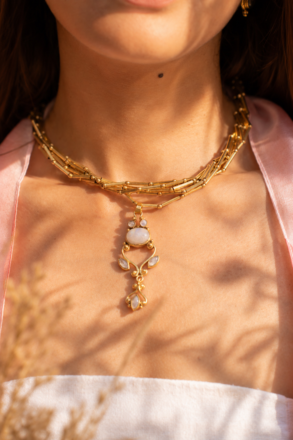 Empress Moon Statement Choker