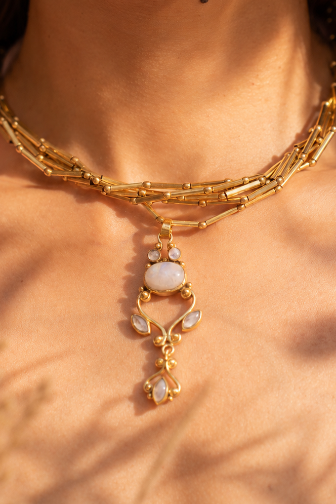 Empress Moon Statement Choker
