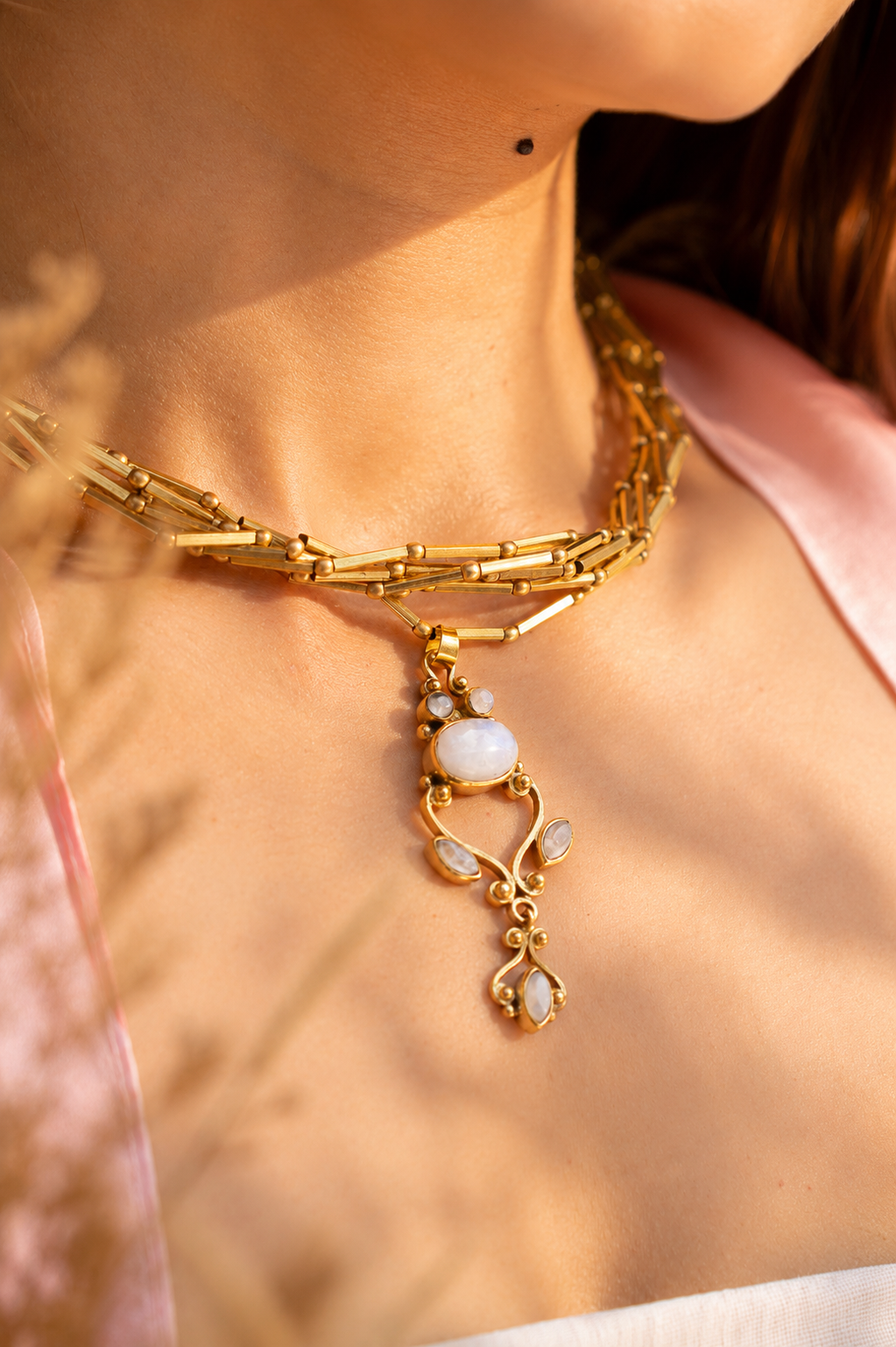 Empress Moon Statement Choker
