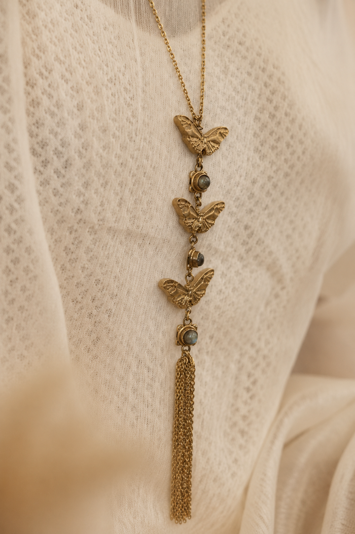 The Butterfly Effect long necklace