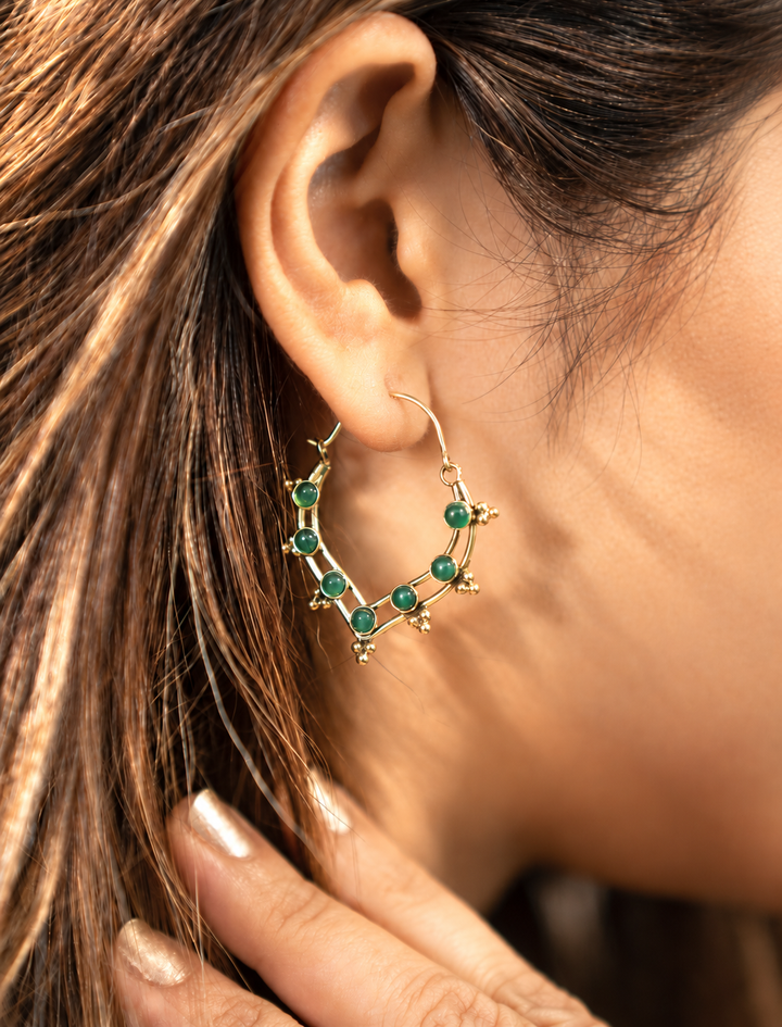 Soulfire Brass Baali With Green Onyx