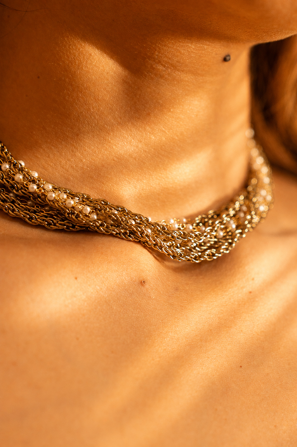 Pearl Cluster Choker