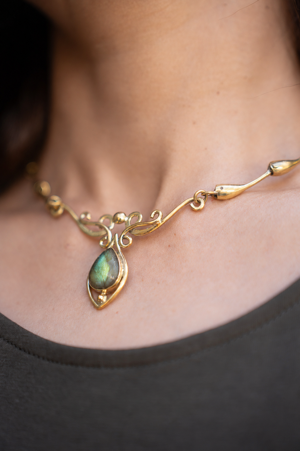 Ocean Soul Labradorite Necklace