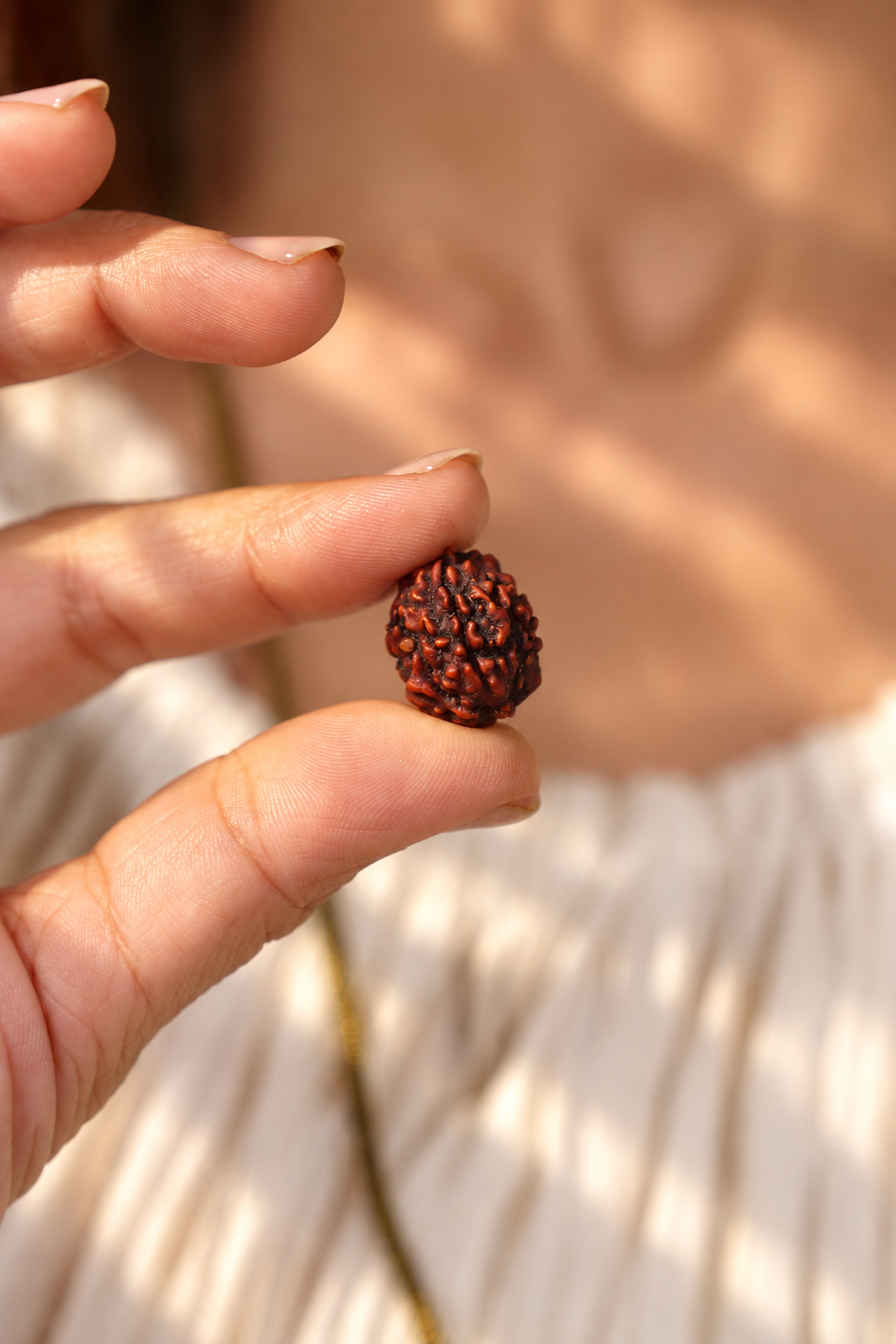 Kamal Rudraksha Keepsake Brass Necklace