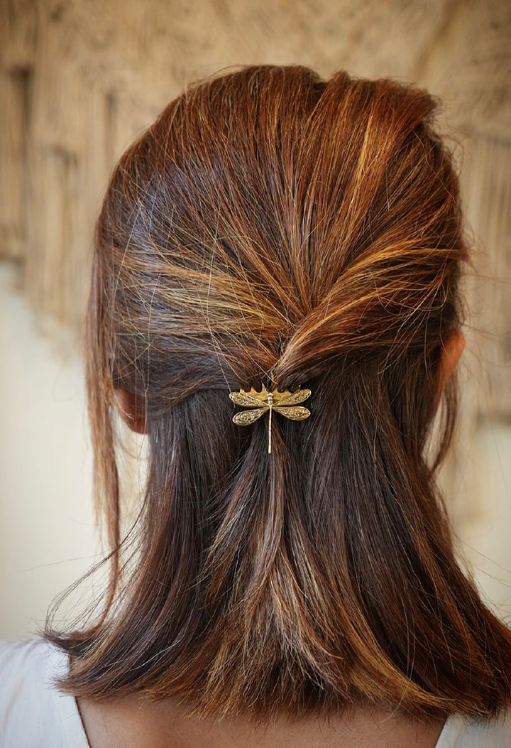Dragonfly hair comb