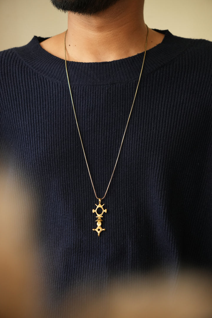 Tuareg cross chain- men's jewellery