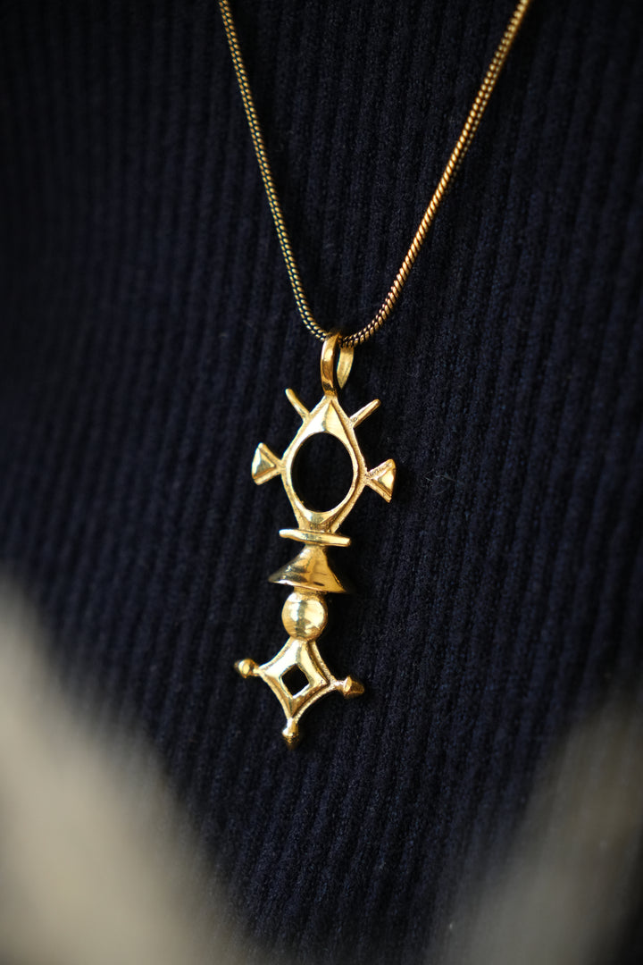 Tuareg cross chain- men's jewellery