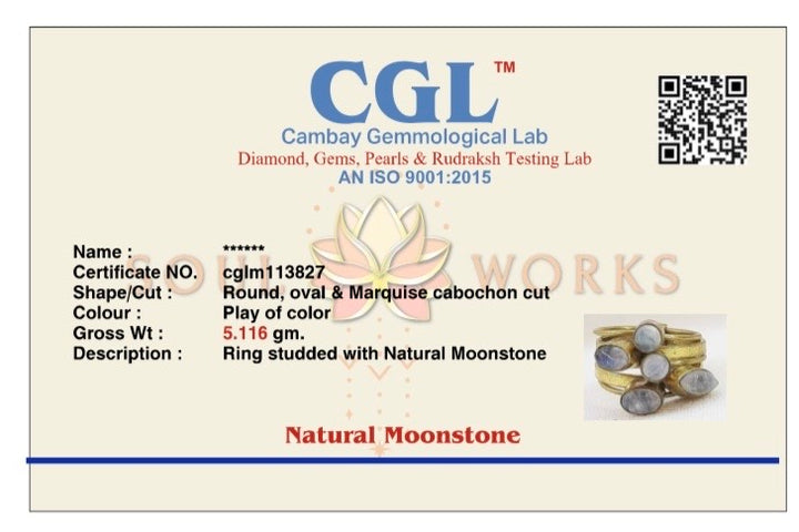 Moonstone stackable ring. Non adjustable. Size 5-8