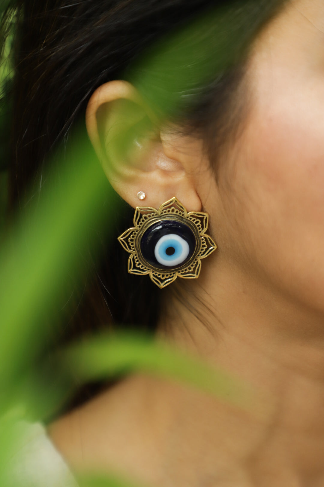 Evil-Eye-Brass-Earrings