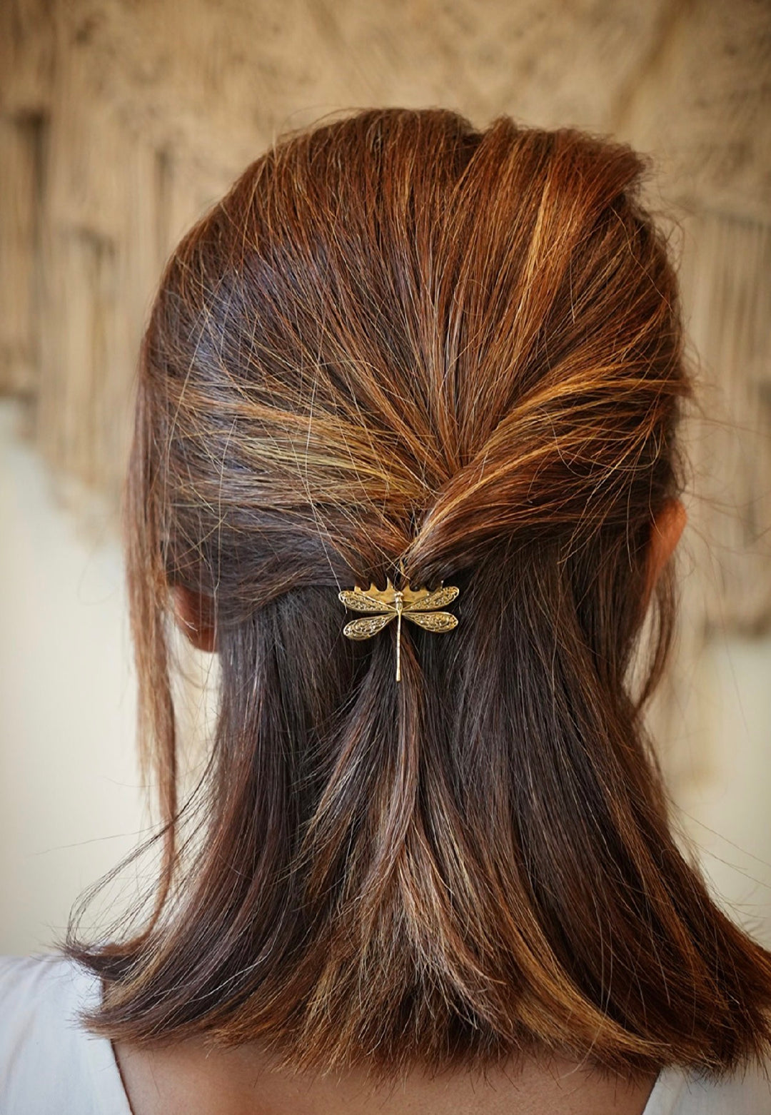 Dragonfly hair comb