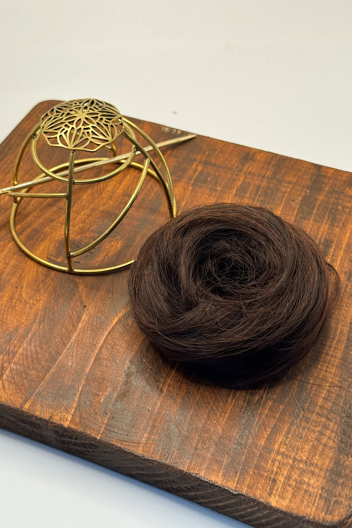 Flower spiral Hair bun + hair scrunchie