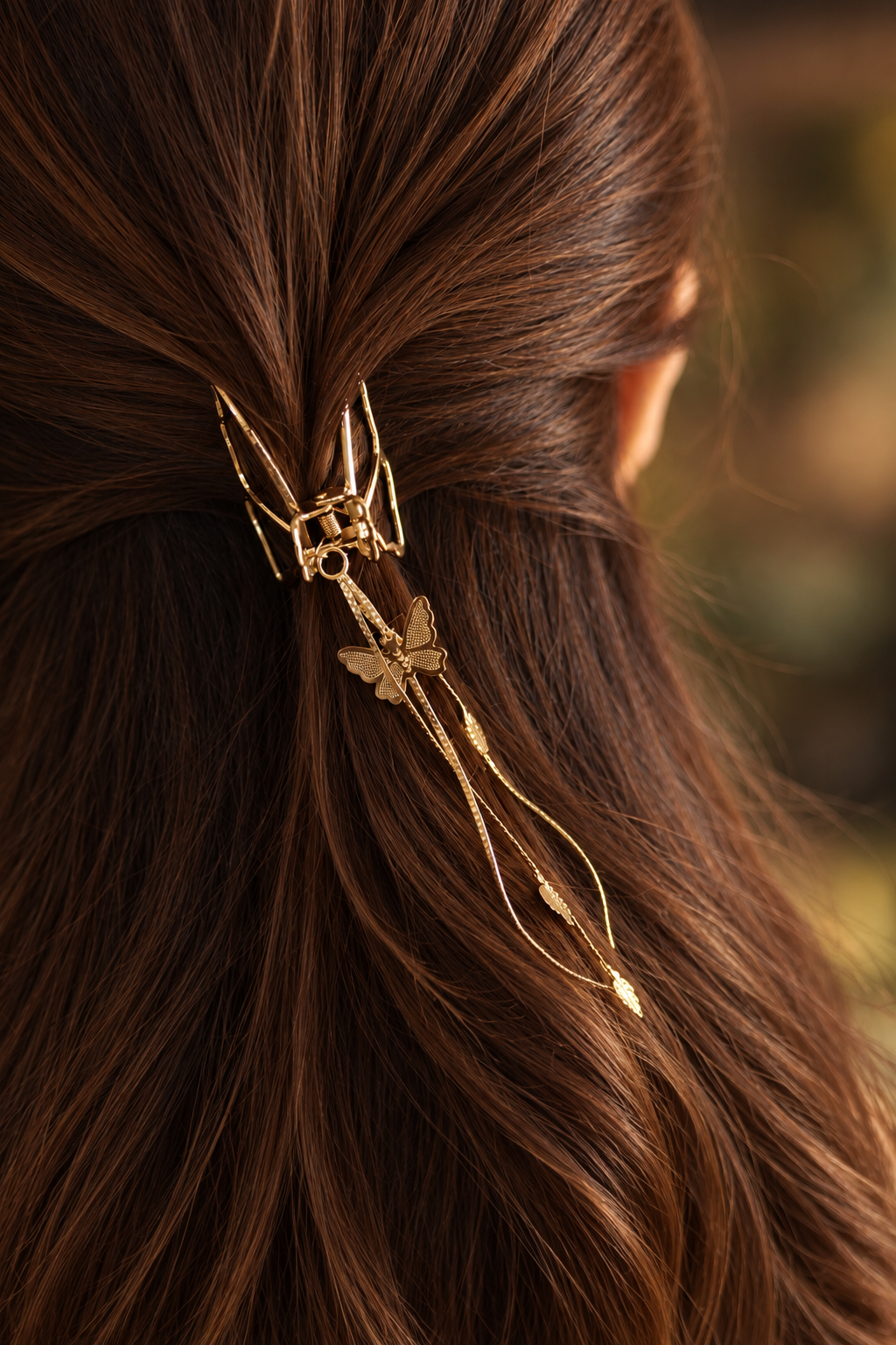 Butterfly Whispers Alloy Hair Clip