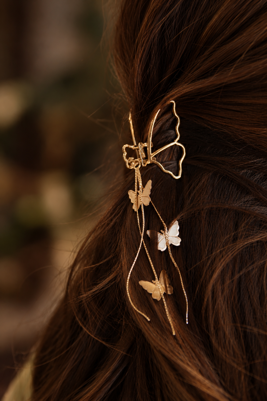 Butterfly Whispers Alloy Hair Clip