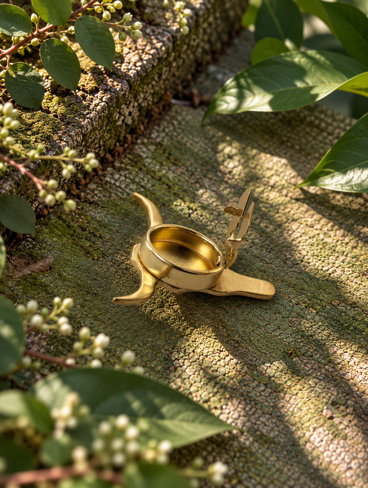 The Boho Bull Button Holder