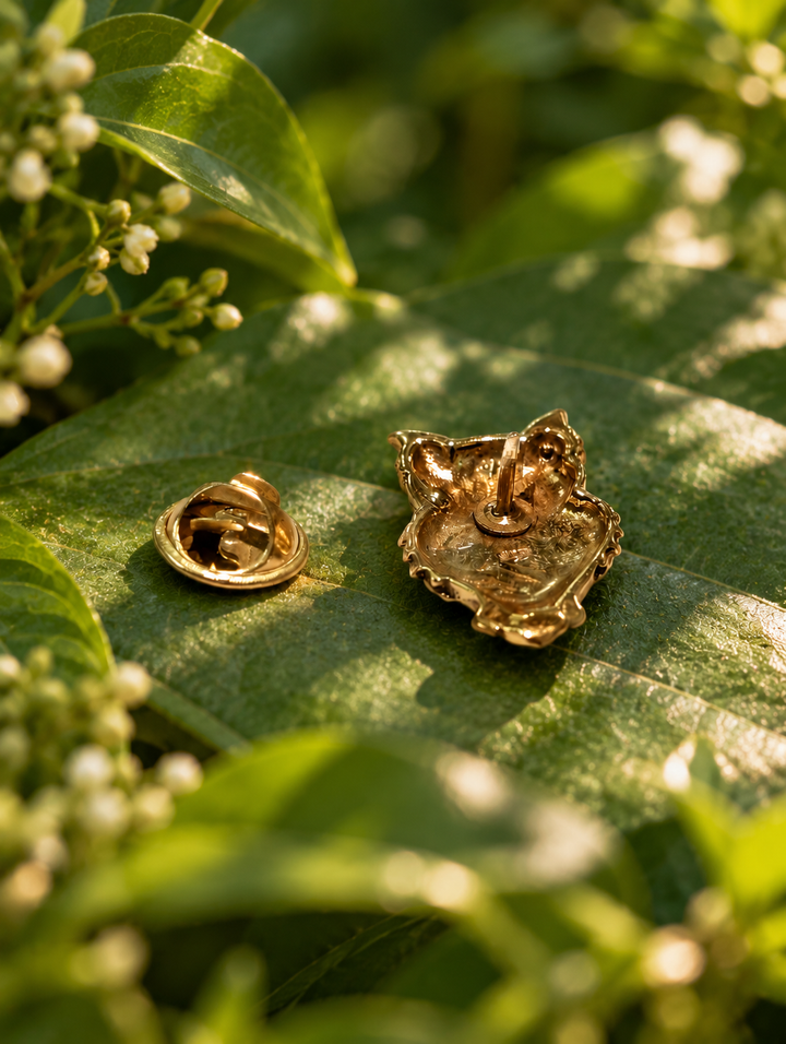 Moonlit Owl Brooch lapel pin