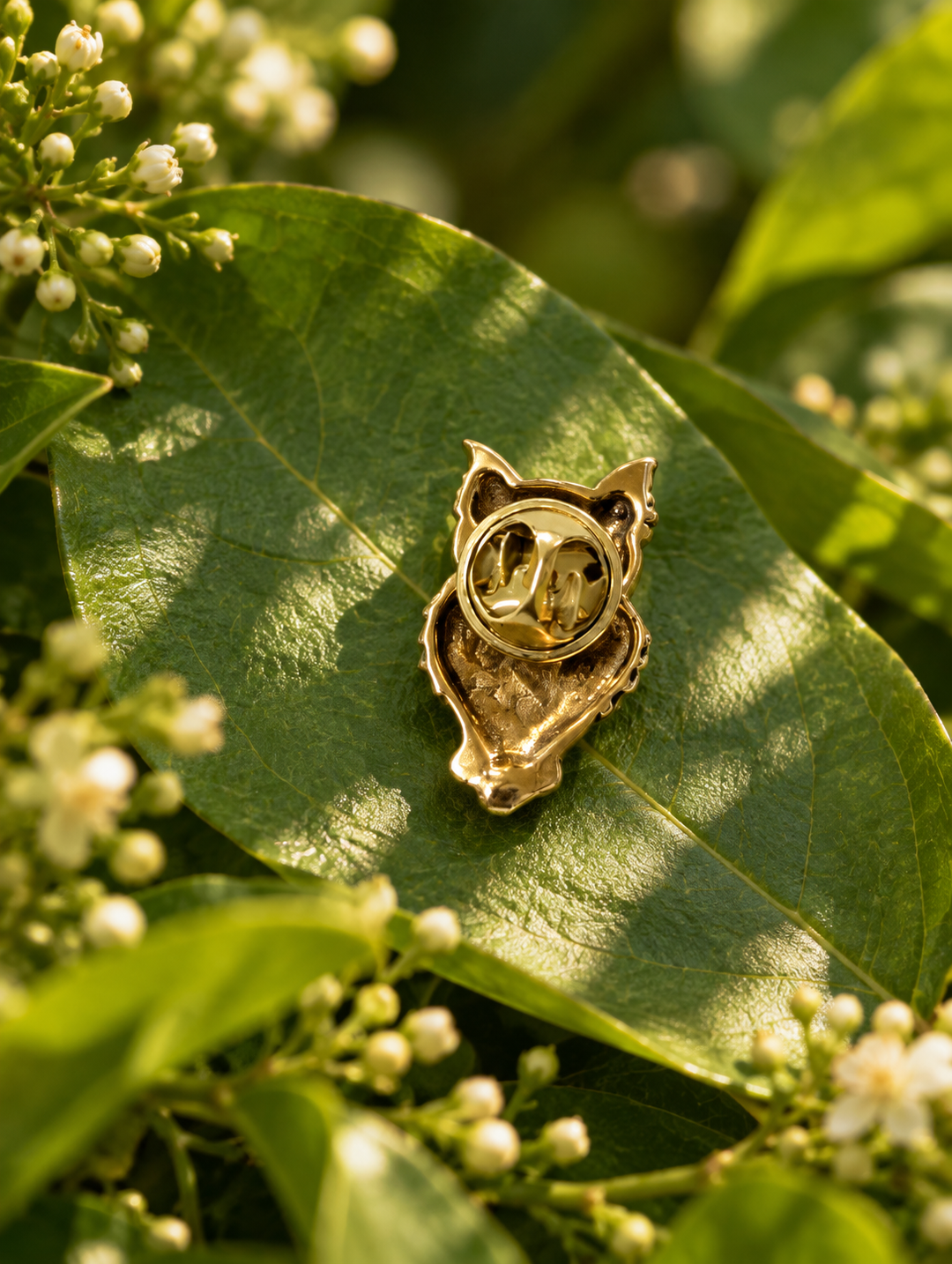 Moonlit Owl Brooch lapel pin