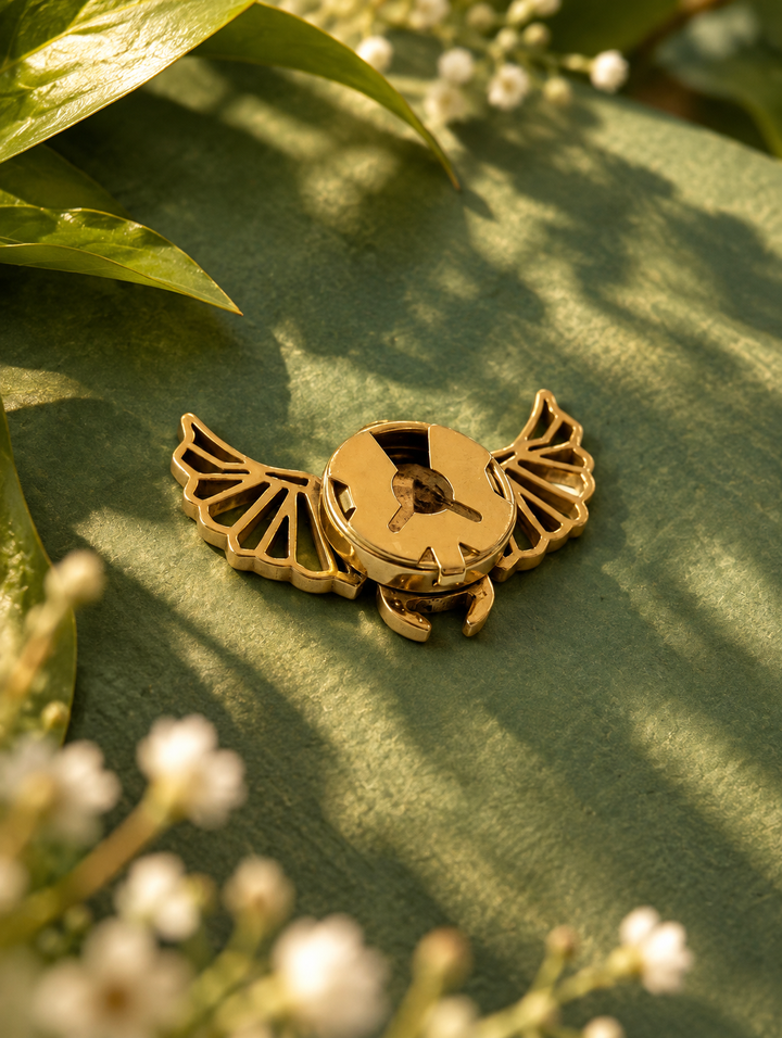 Mystic Beetle Button Holder