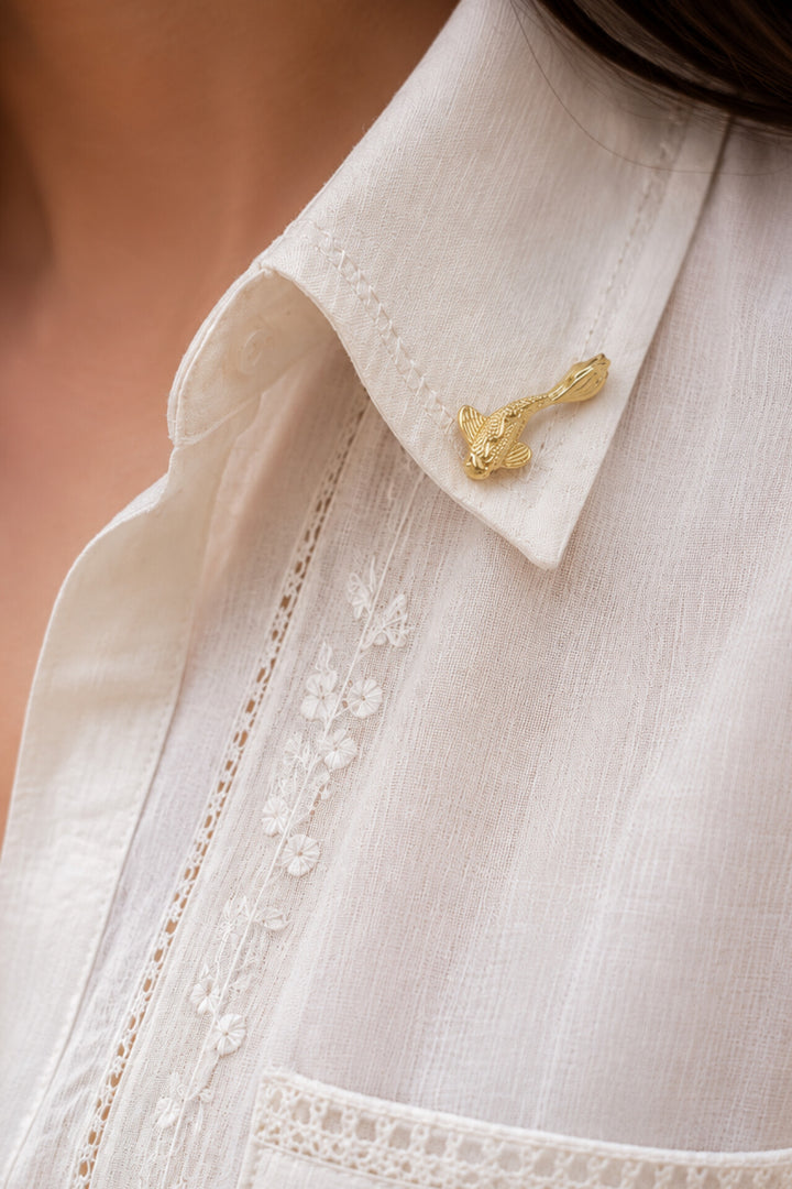Goldie Goldfish Brooch pin
