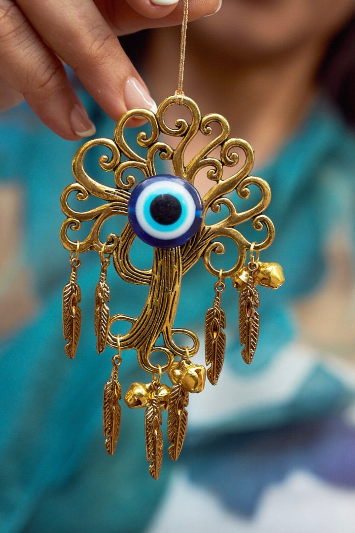 Tree of life tassel eye hanging