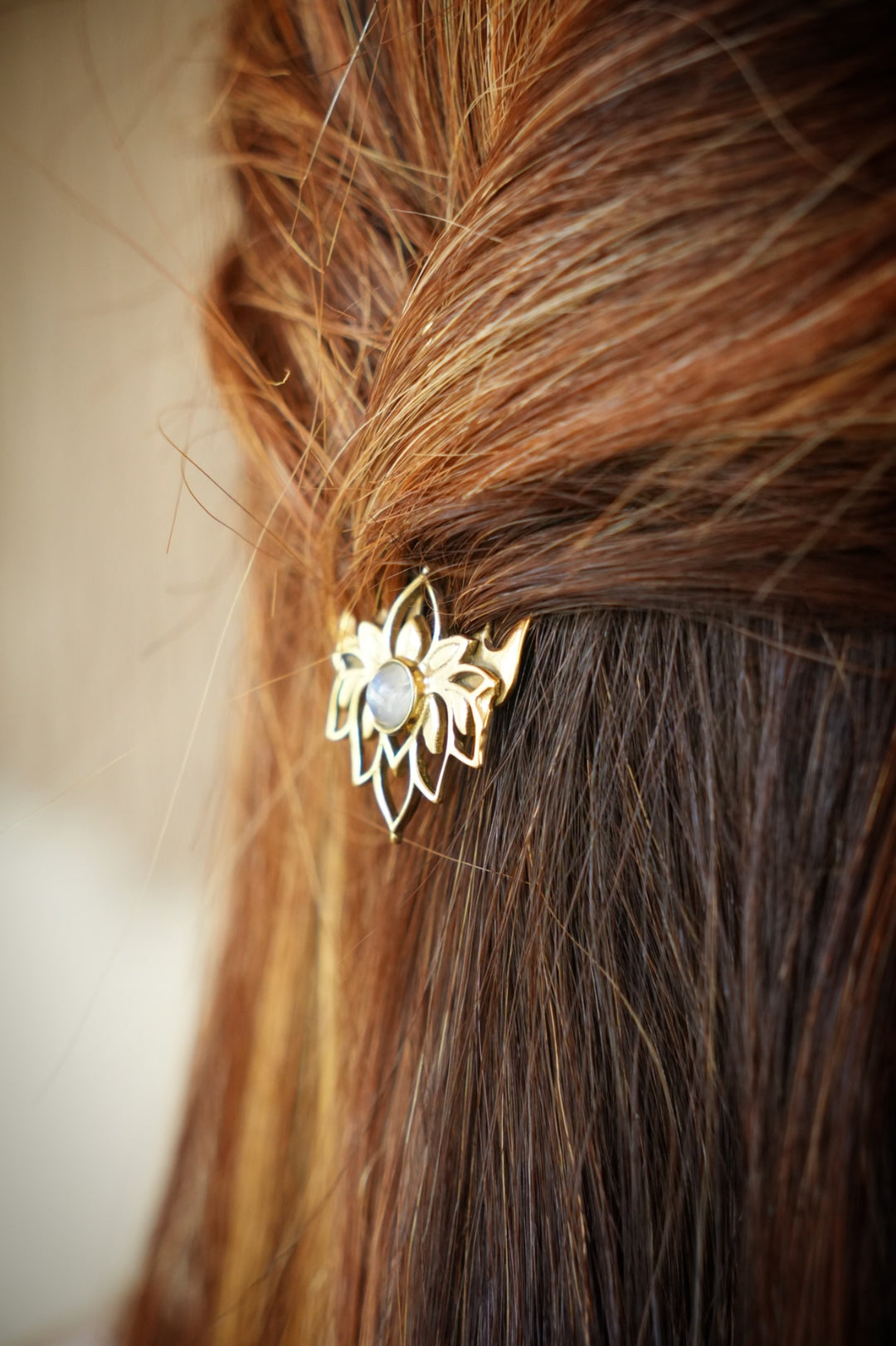 Lotus hair comb- Pre Order