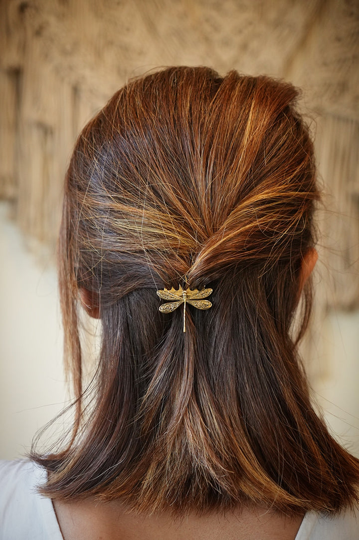 Dragonfly hair comb -pre order