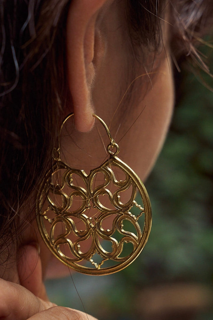 Persian mandala earrings from Soul Tribe