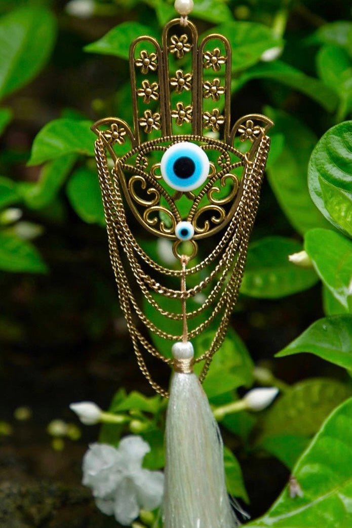 Evil Eye Hamsa Tassel Hanging.