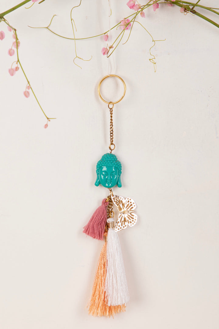 Buddha Tassel Keychain