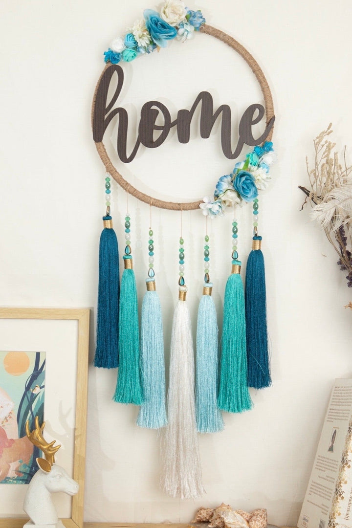 ‘Home’ Tassel Dreamcatcher