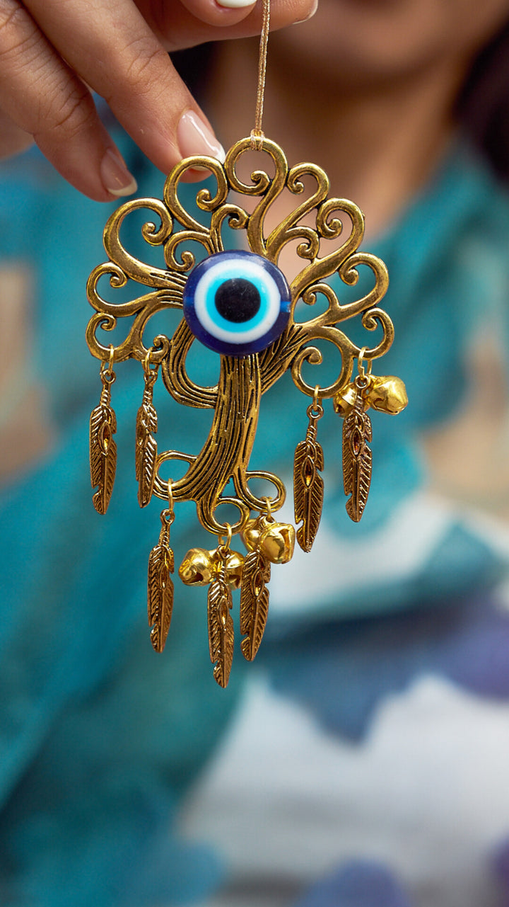 Tree of life tassel eye hanging